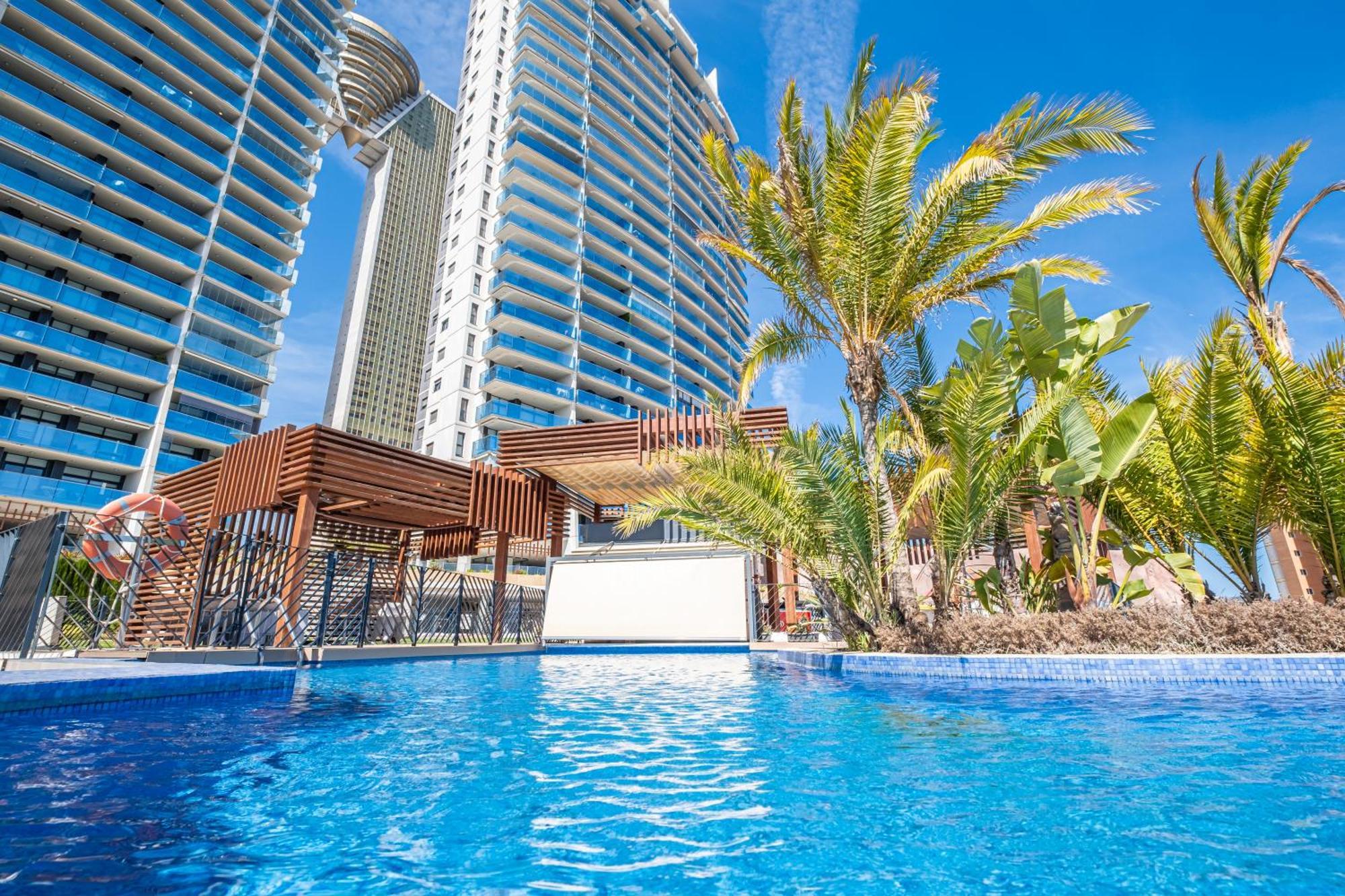 Sunset Drive Resort Apartment 4-8 Poniente Beach Benidorm Bagian luar foto